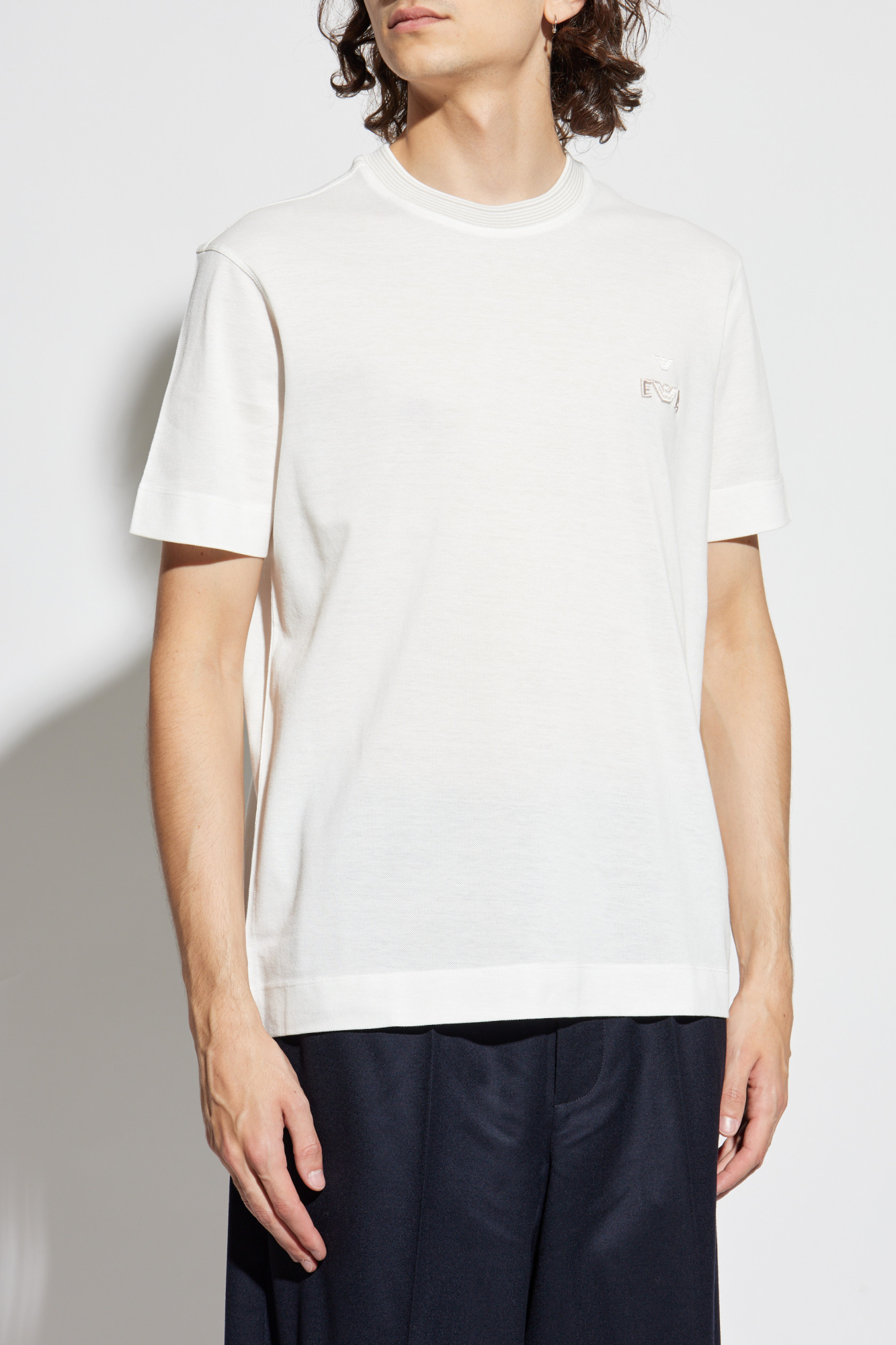 EMPORIO ARMANI ホワイト シャツ型Tシャツ パックT EMPORIO ARMANI(エンポリオアルマーニ) Tシャツ